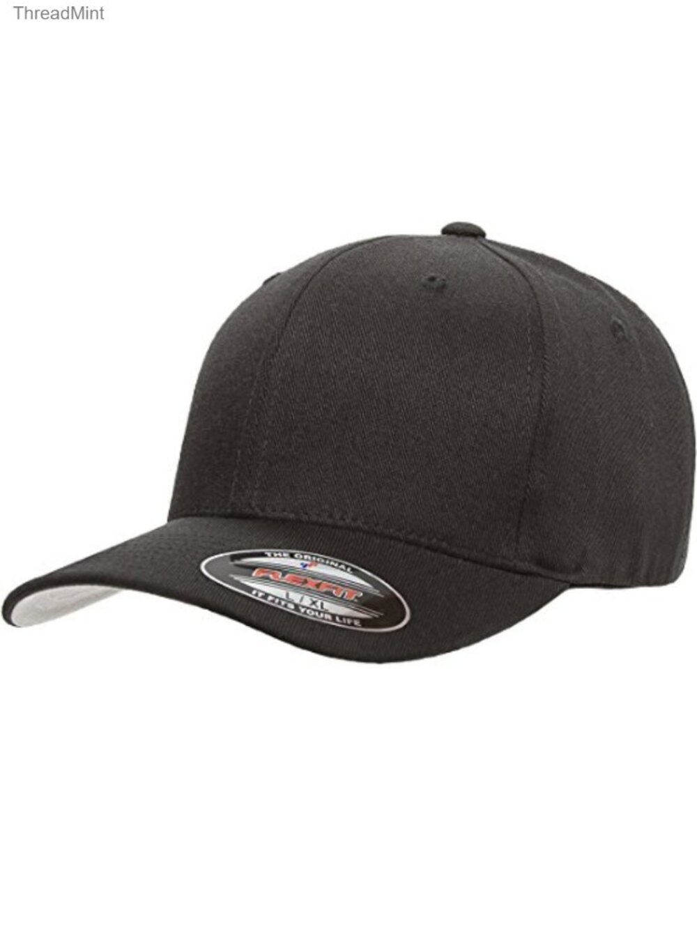 Mens Wool Blend Stretch Band Baseball Hat Cap Curved Visor